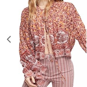 Free People Lorraine Kimono Top